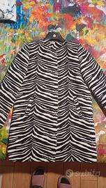 Cappotto Liu Jo zebrato taglia 48