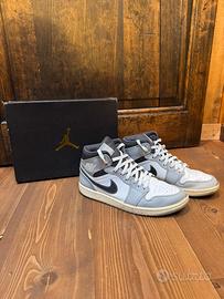 Jordan 1 Mid antracite grigio fumo chiaro 42,5