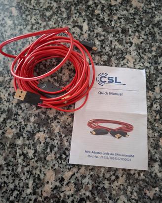 cavo adattatore Mhl 4m 5 Pin microfono usb