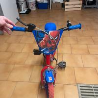 BICI BICICLETTA TRICICLO SPIDERMAN GIOCO BIMBO