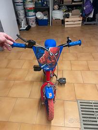 BICI BICICLETTA TRICICLO SPIDERMAN GIOCO BIMBO