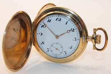 Elgin Illinois USA orologio savonette gold double