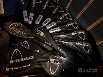 Lotto 15 Racchette Squash HEAD - 13 NUOVE