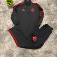 Tuta Adidas Bayern Monaco Grigia e Rossa