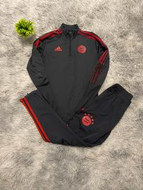 Tuta Adidas Bayern Monaco Grigia e Rossa