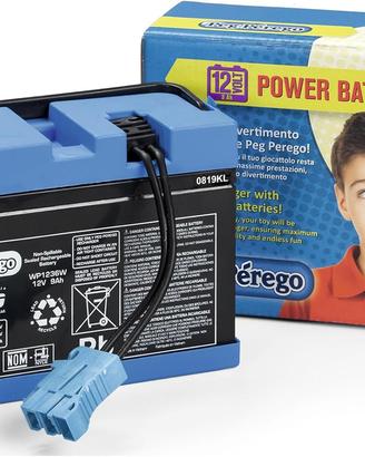 Peg Perego – Batería de 12 V 12 V, 8 Ah, multicolo
