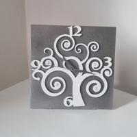 Orologio da Tavolo Moderno 20 cm Albero della Vita