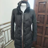 Giacca piumino vero nera verde Esprit donna 40