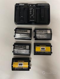 Nikon D3 caricabatterie e batterie