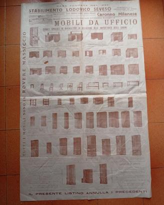 listino prezzi Lodovico Seveso Caronno Milanese 