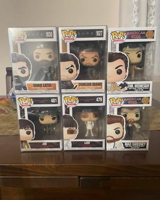 Lotto 6 Funko Pop! Dune blade runner American Gods