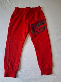 pantalone rosso in cotone