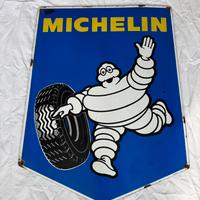 Targa Smaltata Michelin Vintage 76x62 cm