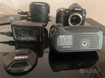 NikonD90 +  18-105 + Caricabatteria + Battery pack