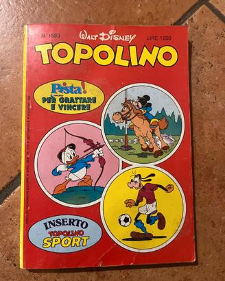 Topolino Disney n. 1593 – Anno 1986