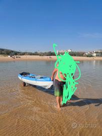 TAHE Canoa kayak TOBAGO + pagaie e carrello