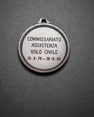Medaglia Commissariato Assistenza Volo Civile 1980