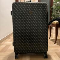 Valigia grande Guess Nera e Oro