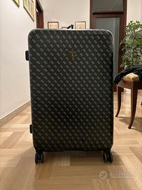 Valigia grande Guess Nera e Oro