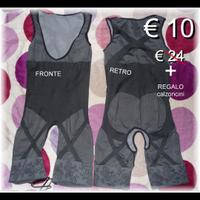 n. 2 Body Shapewear Sportivi dimagranti con Apertu