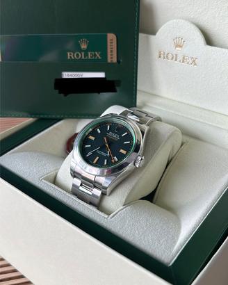 Rolex Milgauss Vetro Verde 116400GV NEW Pellicole