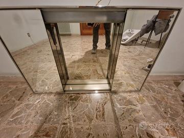 Mobile specchiera da bagno con illuminazione e rip