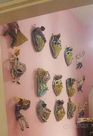 15 maschere San Polo ceramica