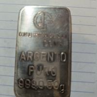 lingotto argento puro 999 g 50