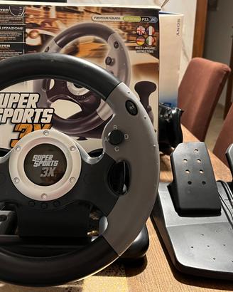 Volante e pedaliera Super sport 3X