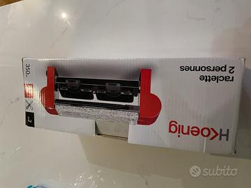 set da raclette per 2 H.Koenig modello RP2