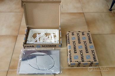 Placca Schwab Ovate Duo per cassetta da incasso WC