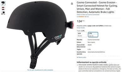 Casco Bici/Monopattino Cosmo Evasion Tg.L/XL,NUOVO