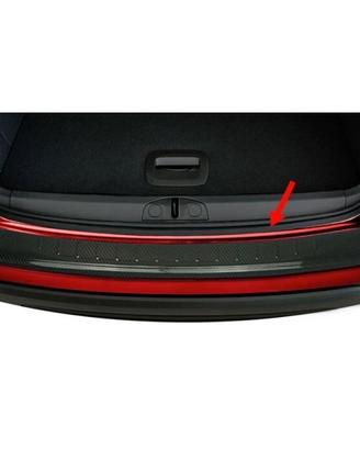Protezione soglia baule in carbonio per Fiat 500/5