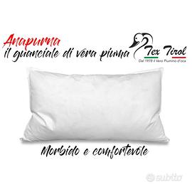 GUANCIALE CUSCINO VERA PIUMA ANAPURNA TEX TIROL ©