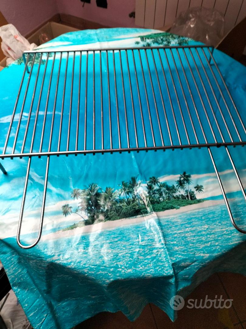 Griglia Barbecue Zincata 75X40 Con Piedini 7445027015096