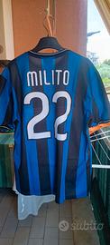 Maglia Inter 2009/2010 MILITO 22-Stagione Triplete