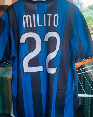 Maglia Inter 2009/2010 MILITO 22-Stagione Triplete