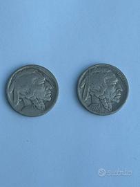 5 centesimi indiano bufalo americani