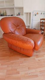 Comoda poltrona in pelle a 70 euro
