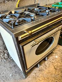 Fornello , forno in acciaio