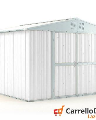 Box struttura lamiera Acciaio 327x307cm bianco