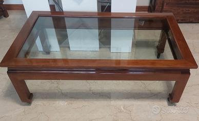 Tavolino salotto legno massello