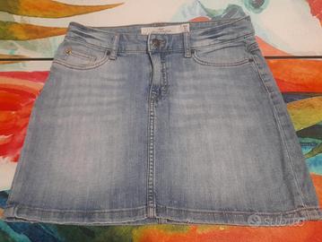 Mini gonna jeans taglia EUR 38