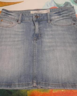 Mini gonna jeans taglia EUR 38