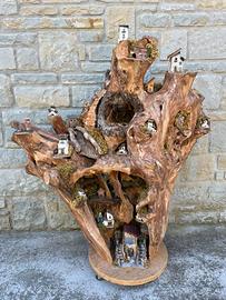 Presepe artistico, scultura in salice