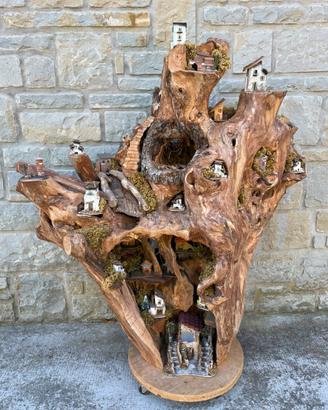 Presepe artistico, scultura in salice