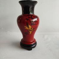 Vaso con Aironi decorato oro