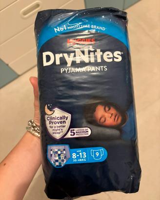 Dry Nites Pyjama Pants Huggies age 8-13