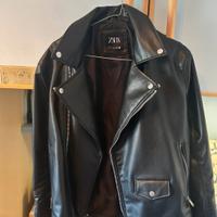 giacca in pelle zara 