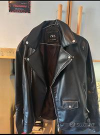 giacca in pelle zara 